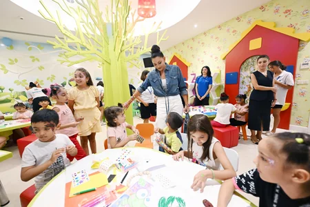 First Vice-President Mehriban Aliyeva attends celebration organized for children by Heydar Aliyev Foundation