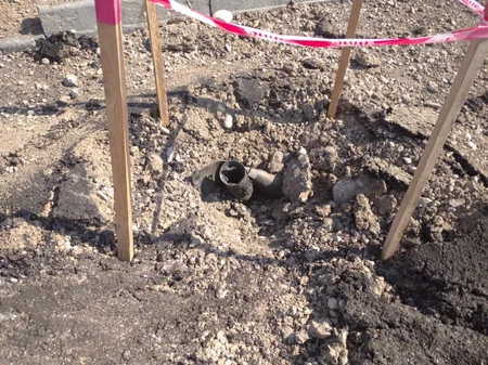 Təmas xəttində mərmi qalıqları aşkarlandı