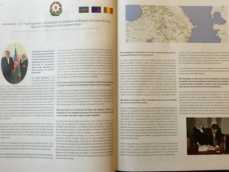 “Diplomatik World” jurnalında Azərbaycanın Belçikadakı səfirinin müsahibəsi dərc edilib