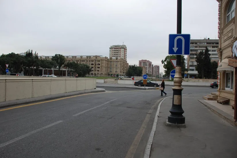 ​Həsən Əliyev küçəsində yeni yol hissəsi salınıb - FOTO