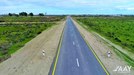 Neftçalada 4 yaşayış məntəqəsini əlaqələndirən yollar yenidən qurulub