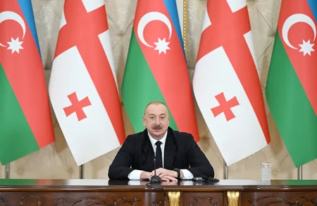 İlham Əliyev və İrakli Kobaхidze mətbuata bəyanatlarla çıxış ediblər - YENİLƏNİB-2