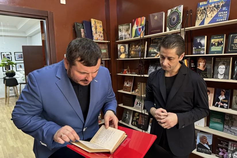 Ukrayna səfiri Nizami Gəncəvi Beynəlxalq Mərkəzində olub