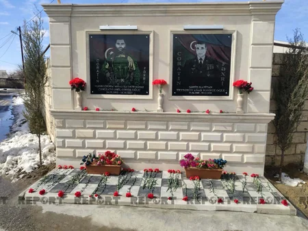 Sumqayıtda iki şəhidin xatirəsi əbədiləşdirilib