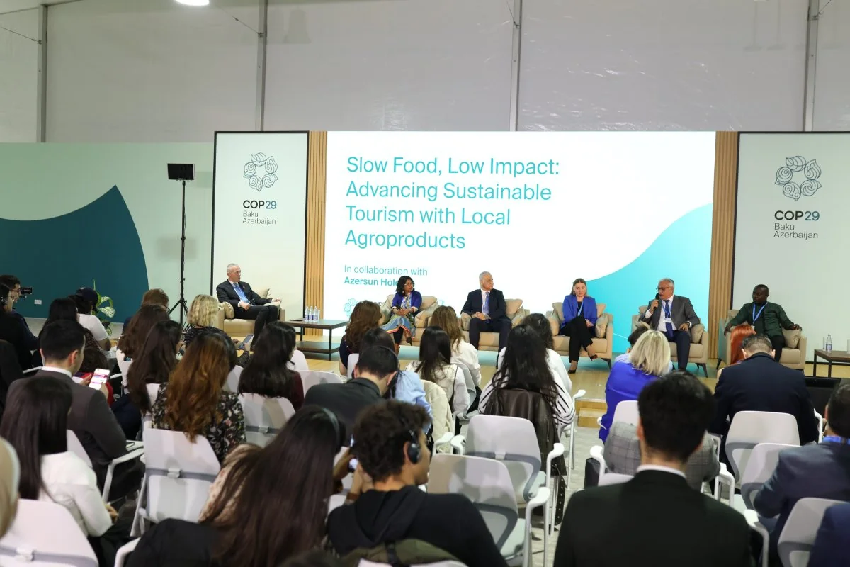 COP29-da Slow Food mövzusunda panel müzakirəsi keçirilib