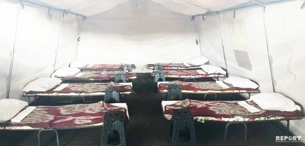 İranla sərhəddə daha bir səyyar hospital - FOTO - VİDEO - YENİLƏNİB