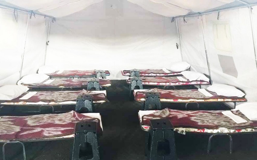 İranla sərhəddə daha bir səyyar hospital - FOTO - VİDEO - YENİLƏNİB