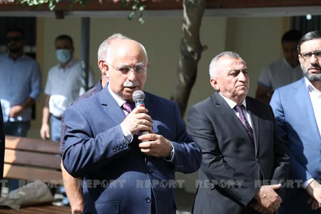 Şəhidlərin xatirəsinə həsr olunan xatirə kompleksinin açılış mərasimi keçirilib
