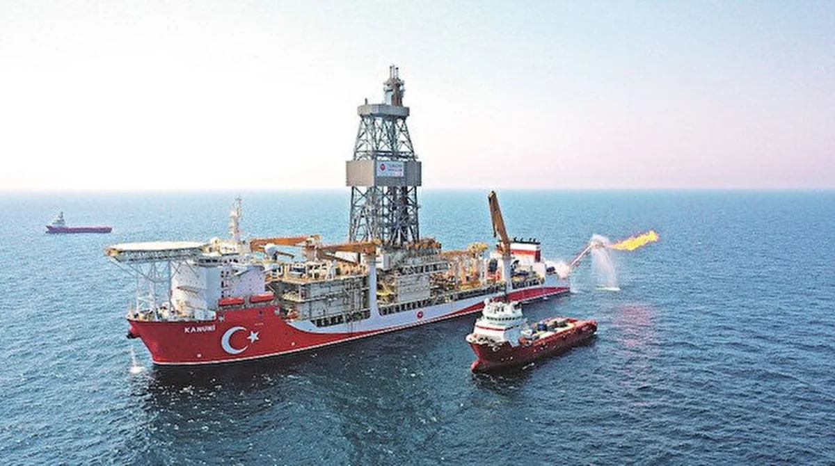 TPAO установило оборудование по сбору газа на Сакарья в Черном море