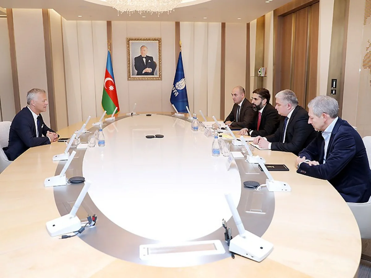 AFFA-nın prezidenti Byorn Kuyperslə görüşüb