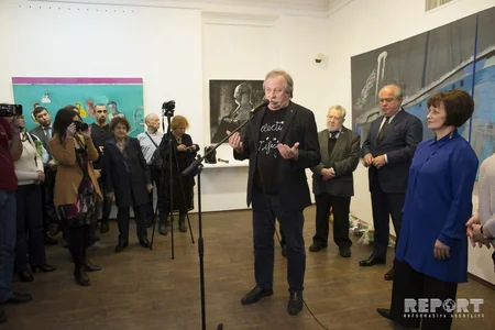 Moskvada azərbaycanlı rəssamın sərgisi açılıb