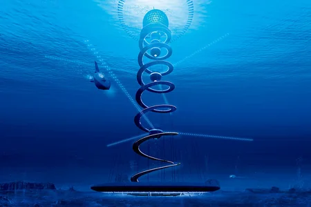 ​Японская компания презентовала проект подводного города Ocean Spiral