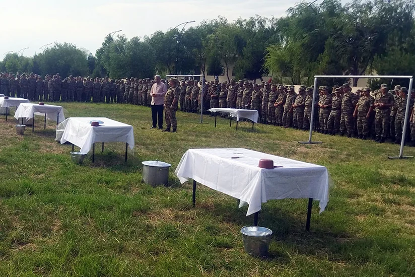 Azərbaycan Ordusunda Qurban bayramı münasibətilə tədbirlər keçirilib