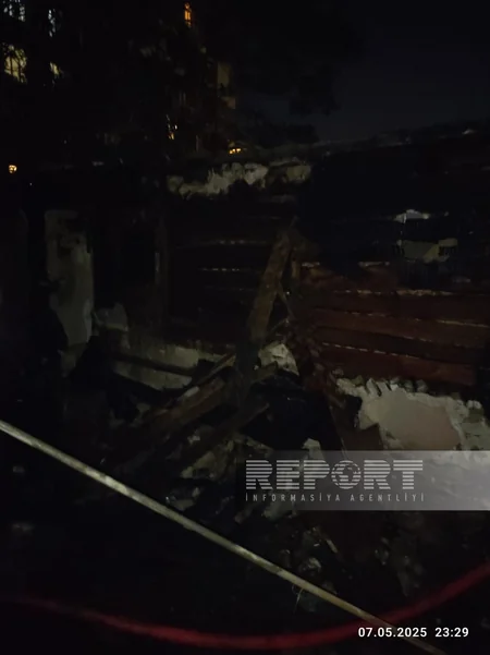 Nəsimi rayonunda yaşayış evindəki yanğın söndürülüb - YENİLƏNİB-2