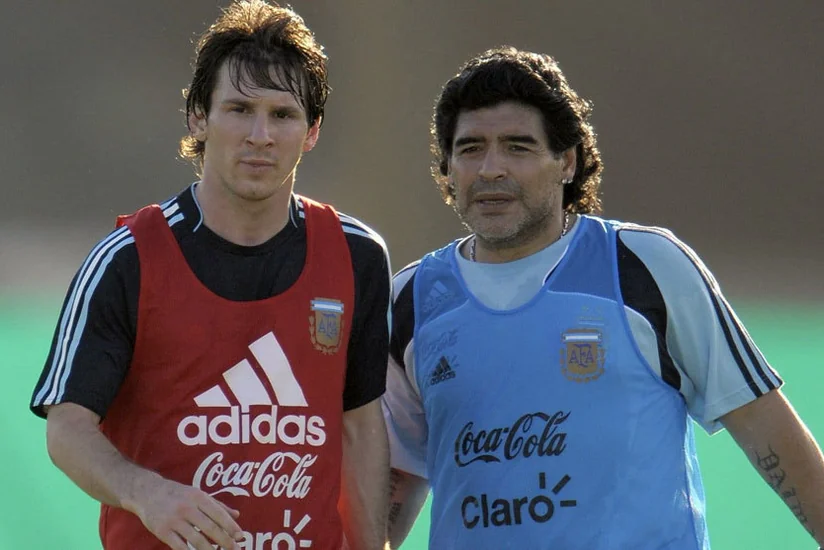 Messi Maradonaya dəstək oldu