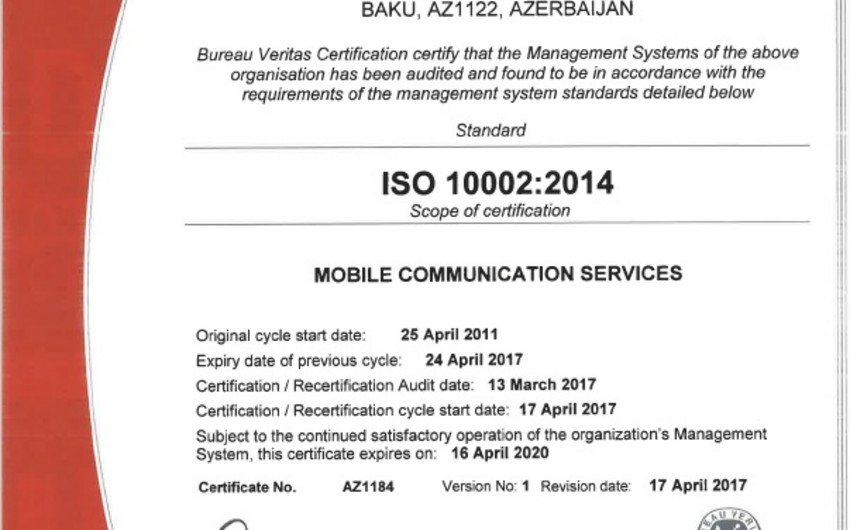 Azercellin auditi aparılıb