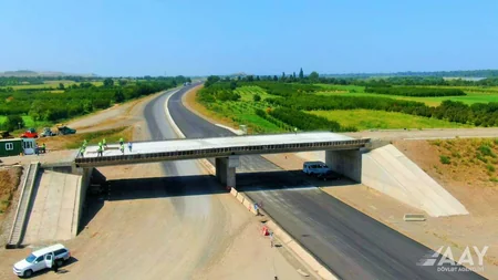 Bakı-Qazax yolunun 130 km-lik hissəsinin genişləndirilməsi yekunlaşmaqdadır