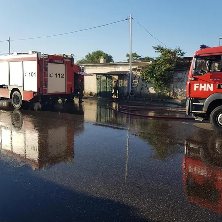 Bakıda iş adamının evində yanğın oldu