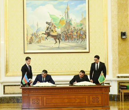 Azerbaijan, Turkmenistan sign bilateral documents