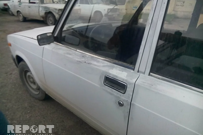 Угнанный в Баку автомобиль обнаружен в Хыналыг - ФОТО