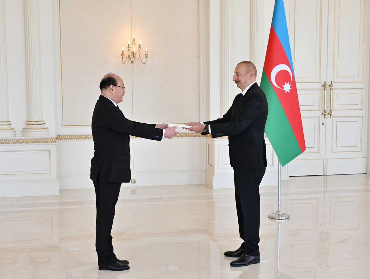 Prezident İlham Əliyev Koreya Xalq Demokratik Respublikasının yeni səfirinin etimadnaməsini qəbul edib - YENİLƏNİB
