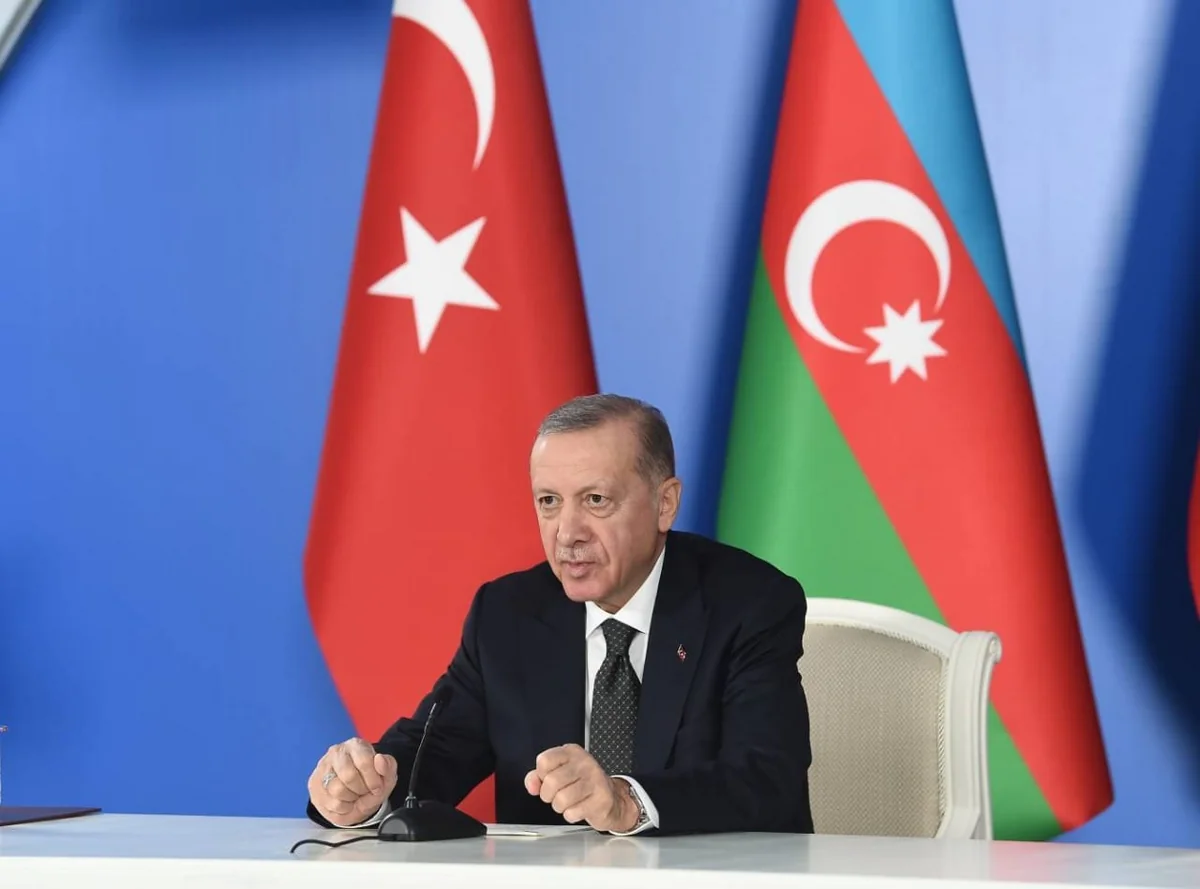 President Erdoğan: 'I sincerely congratulate friendly and brotherly Azerbaijan'