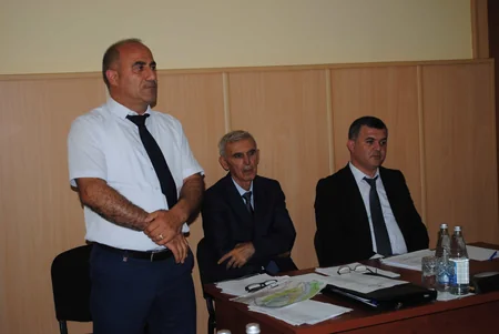 Azərbaycan Dövlət Su Ehtiyatları Agentliyinin sədri Göyçayda vətəndaşlarla görüşüb