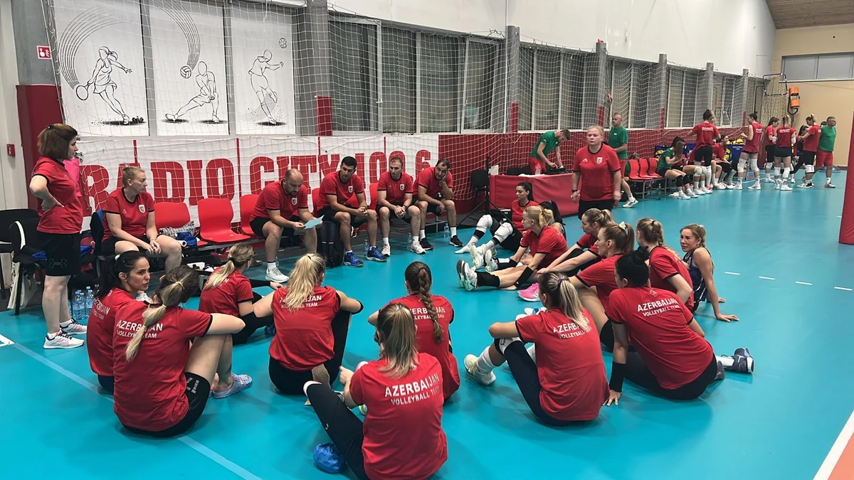 Azərbaycanın voleybol millisi Avropa çempionatına hazırlığı başa vurub