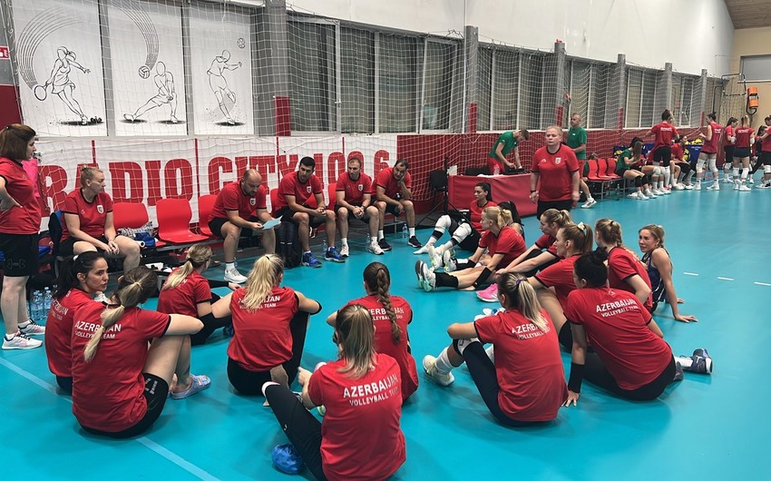 Azərbaycanın voleybol millisi Avropa çempionatına hazırlığı başa vurub
