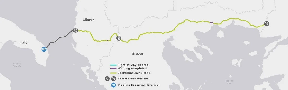 TAP-ın 88,5%-i yekunlaşıb