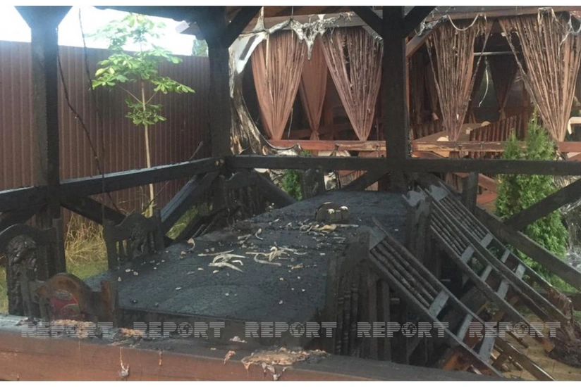 Ukraynada azərbaycanlı iş adamının mülkü ardıcıl yandırılır - VİDEOREPORTAJ