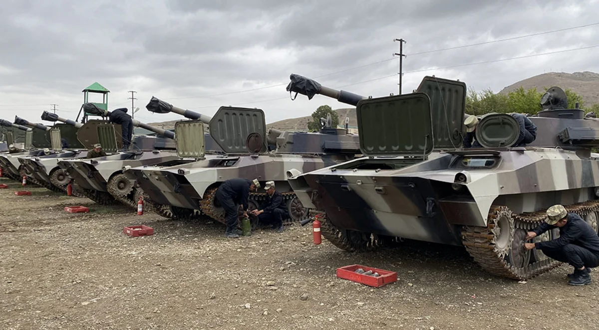 Азербайджанская армия готовится к зиме