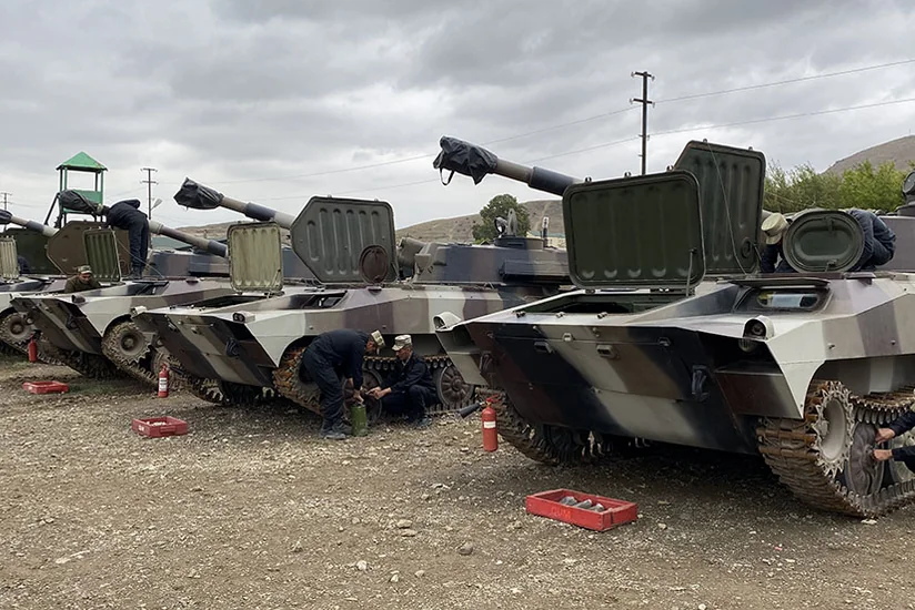 Азербайджанская армия готовится к зиме