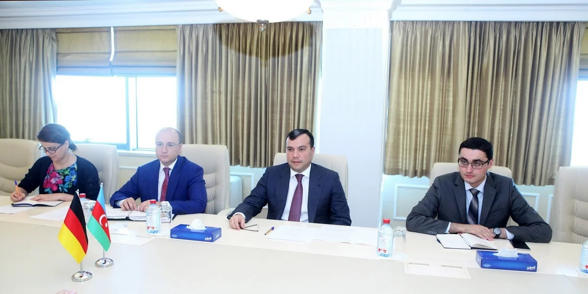 ƏƏSMN-də Alman-Azərbaycan Xarici Ticarət Palatasının nümayəndə heyəti ilə görüş olub