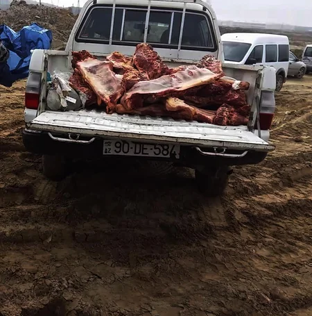 Bakıya satış məqsədi ilə gətirilən yararsız heyvan cəmdəkləri zərərsizləşdirilib
