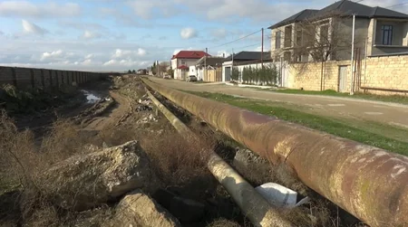 Bakıda qaz xəttinin mühafizə zonasında inşa edilən qanunsuz tikili aşkarlanıb