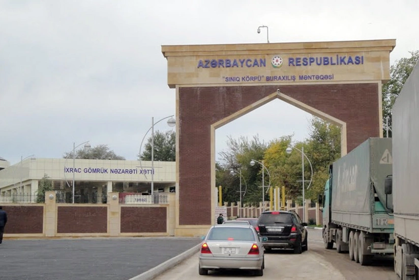 Sərhəddə gözləyən yük avtomobillərinin sayı açıqlanıb