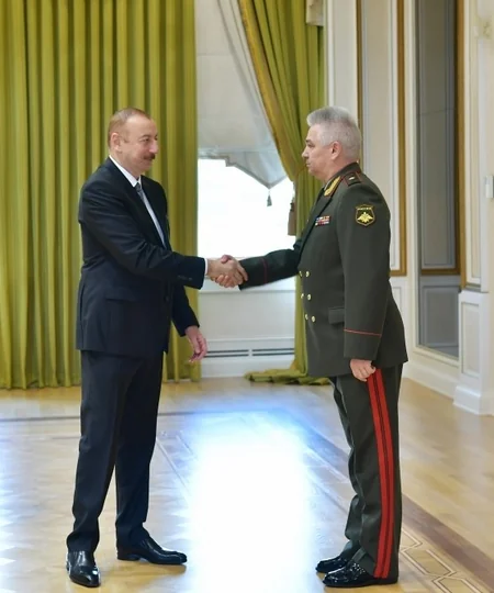 Prezident İlham Əliyev MDB Müdafiə Nazirləri Şurasının iclasının iştirakçılarını qəbul edib - YENİLƏNİB
