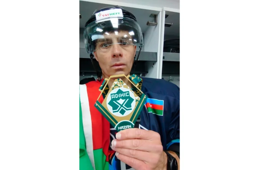 Azərbaycan hokkeyçisi: Ölkəmiz adına qızıl medal qazandığımız üçün sevincliyik