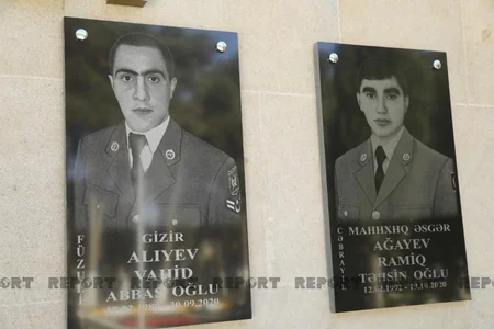 Abşeronda şəhid tankçıların xatirəsi əbədiləşdirilib