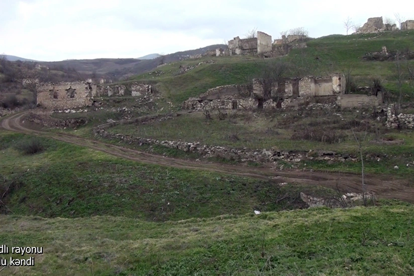 Qubadlı rayonunun Tarovlu kəndindən videogörüntülər