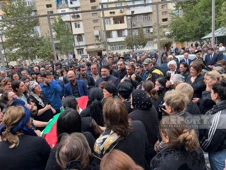 Ermənilərin törətdiyi terror aktı nəticəsində Şuşada həlak olan mülki şəxs dəfn olunub - YENİLƏNİB
