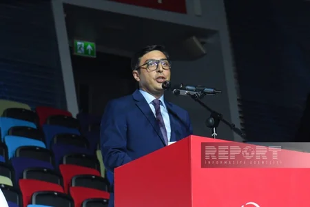 Milli Gimnastika Arenasında Avropa Kubokunun açılış mərasimi keçirilib