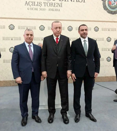 Əli Nağıyev və Orxan Sultanov Türkiyə MİT-in yeni binasının açılışında iştirak ediblər