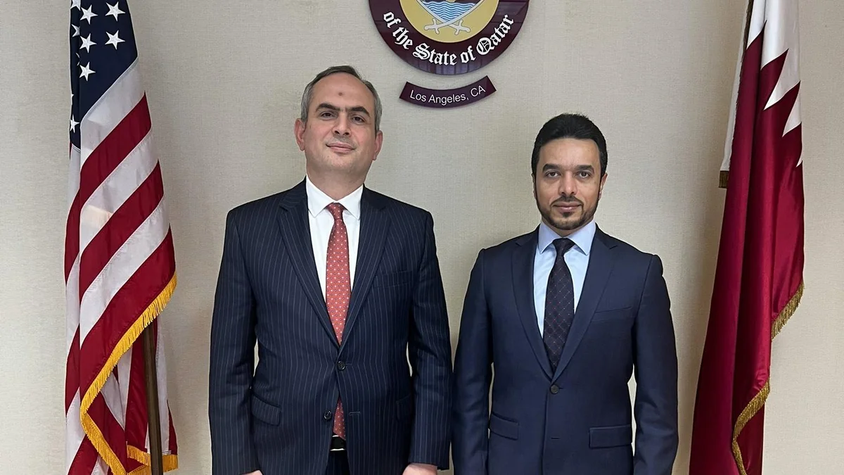 Azərbaycanın Los-Ancelesdəki baş konsulu qətərli həmkarı ilə görüşüb