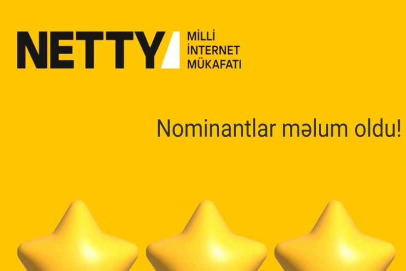NETTY2024-ün nominantları müəyyən edilib, qaliblər mükafatlandırma mərasimində elan ediləcək