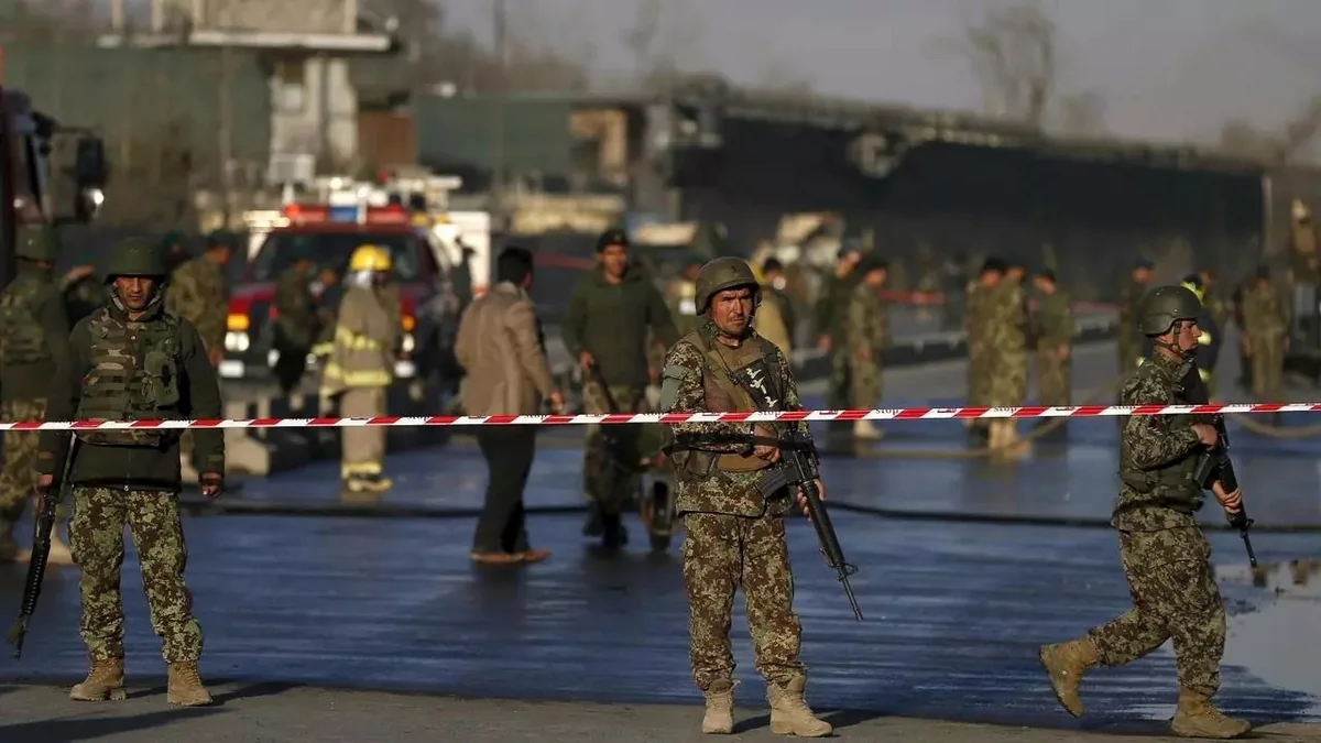 Kabulda bazar yaxınlığında terror aktı törədilib