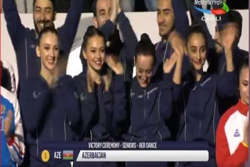 Azərbaycan gimnastları Avropa çempionatında qızıl medal qazanıblar - VİDEO