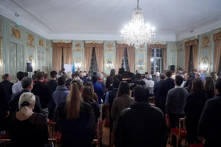 Strasburqda Xocalı qurbanlarının xatirəsi yad edildi - FOTO