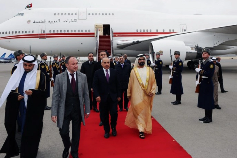 Dubay əmiri Azərbaycana rəsmi səfərə gəlib